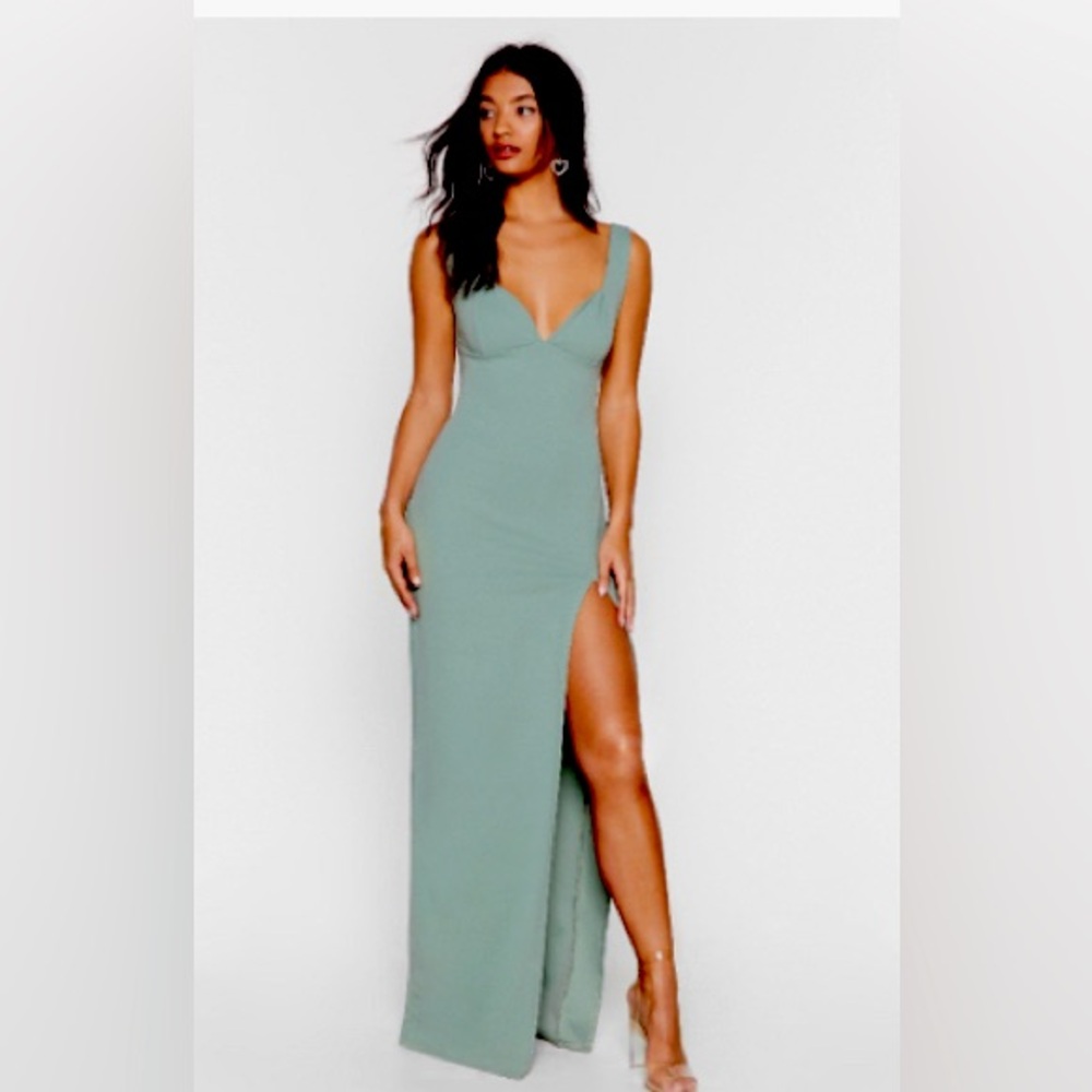 Nasty Gal Maxi Dress with Slit